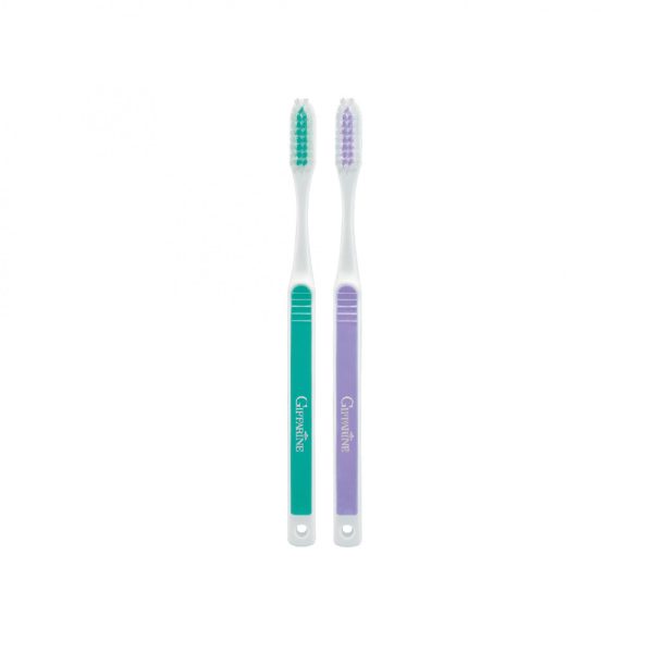 แปรงสีฟัน เฟลกซ์ (ด้ามยาง) สีม่วง+เขียว