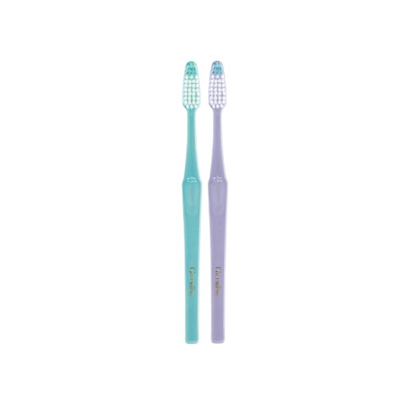แปรงสีฟันสปินเดิล– สีม่วง+เขียว