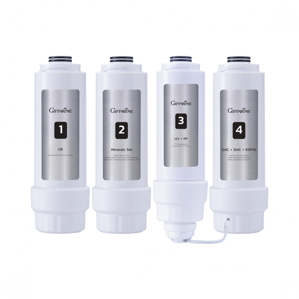 ชุดไส้กรอง อัลตร้า เพียว ยูวี พลัส (ครบชุด 4 ชิ้น)